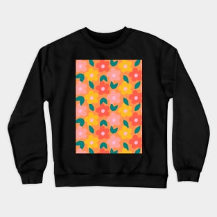 Ditsy Floral Print Crewneck Sweatshirt